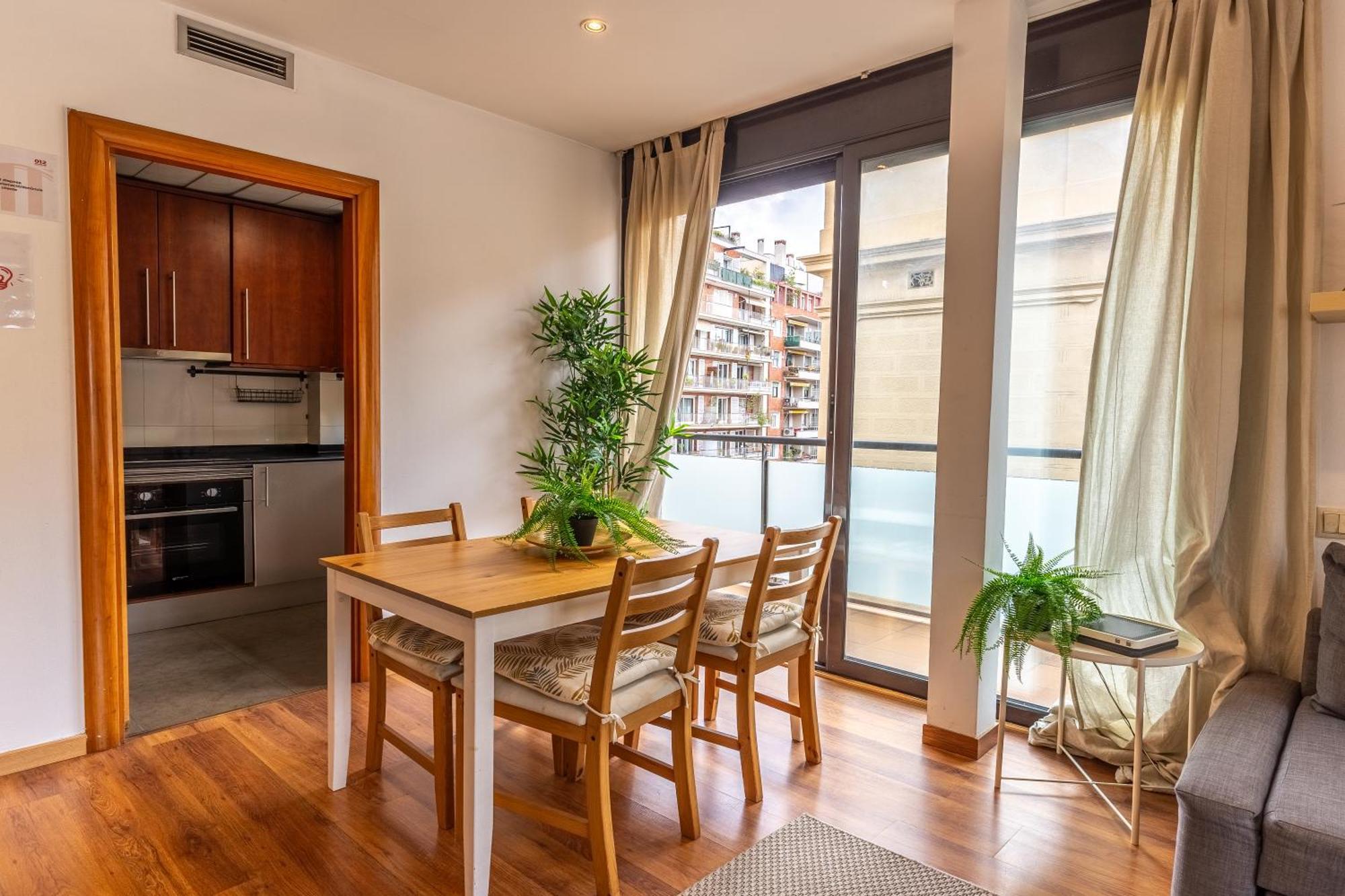 Centrico Apartamento Con Terraza Barcelona Zewnętrze zdjęcie